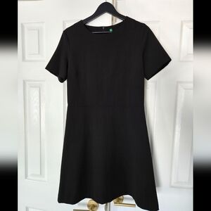 United Colors Of Benetton Classic Black Mini Dress